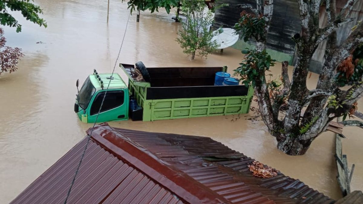 En Plus Des Fortes Précipitations, La Rivière Mentembu Est Un Déclencheur D’inondations En Papouasie