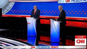 Starting Debate Without Salaman, Presidents Biden And Trump Attack Each Other On Immigration, Abortion And Economy