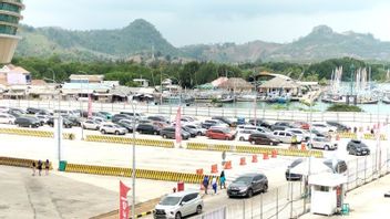 New Year's Backflow 2024, Goods At Bakauheni Port Are Crowded Smoothly