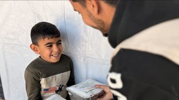 Iftar Ramadanプログラム - Dompet Dhuafa Sulsel Jangkauのティガルパンは北ガザの2,900人の難民に届きます