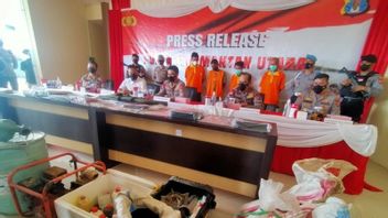 'Sultan' Police Suspected Of Illegal Mining Of Gold, Used Clothes And Narcotics, Kaltara Police Seize 15 Accounts