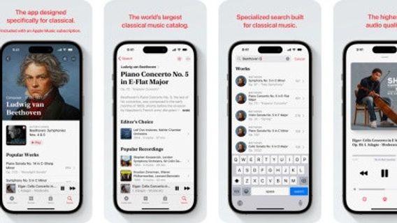 Apple Bakal Luncurkan Aplikasi Khusus Musik Klasik Akhir Bulan Ini