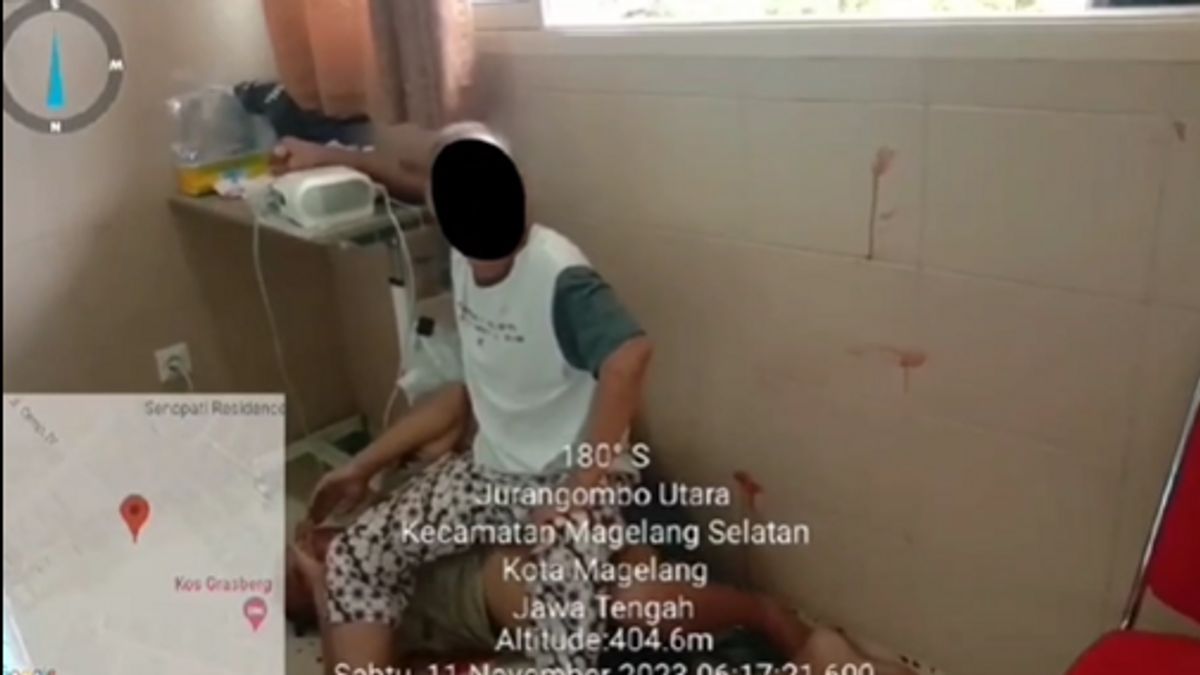 Elderly Rampage At Magelang Private Hospital, Use A Knife Threatening His Friend Who Is Being Treated