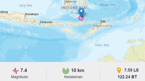 BMKG Cabut Peringatan Dini Tsunami di Larantuka