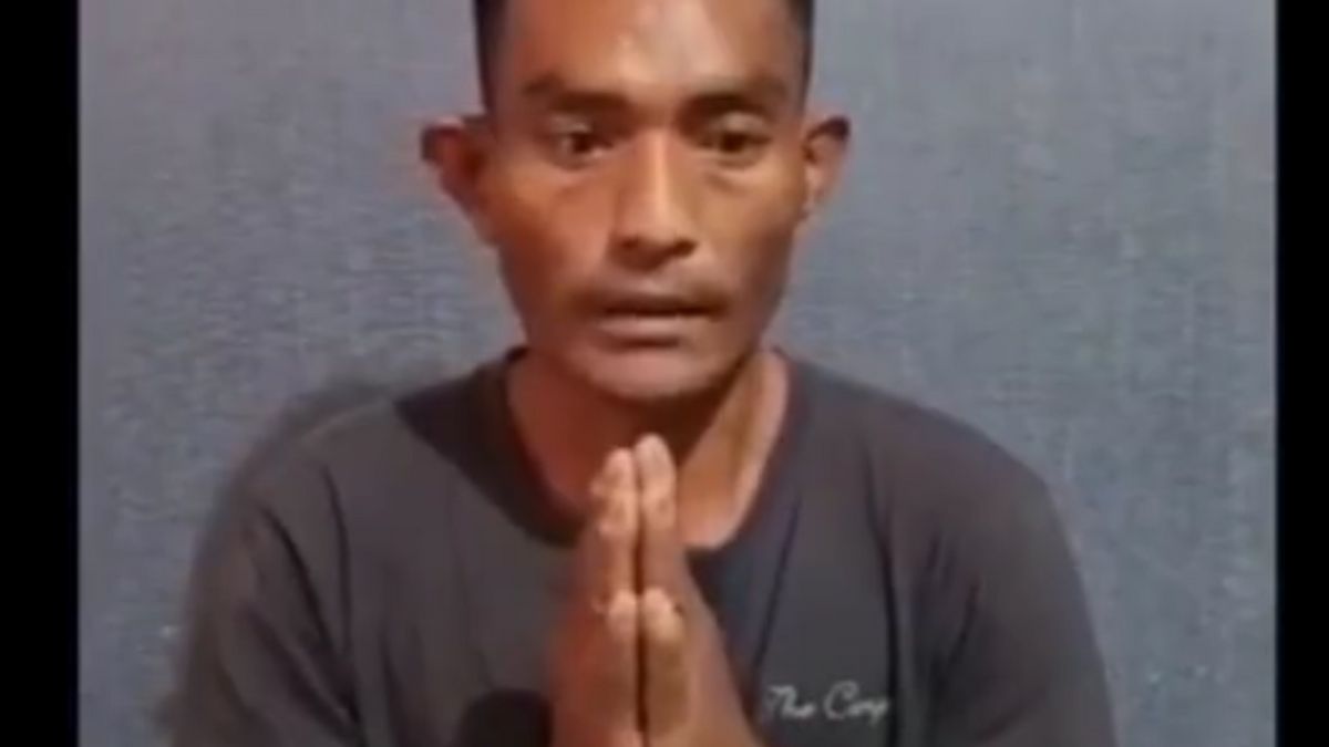 Tangan Bersimpuh, Malih Penghina Jokowi dengan Makian Binatang Minta Maaf