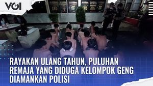 VIDEO: Rayakan Ulang Tahun, Puluhan Remaja yang Diduga Kelompok Geng Motor Diamanakan Polisi