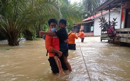 Kabar Gembira dari Penajam Paser Utara, Banjir di Calon Ibu Kota Negara yang Terjadi Kemarin Malam Ini Sudah Mulai Surut