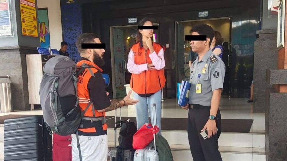 移民局Ngurah Rai Bali拘留外国人不支付食品和酒店,立即被驱逐出境