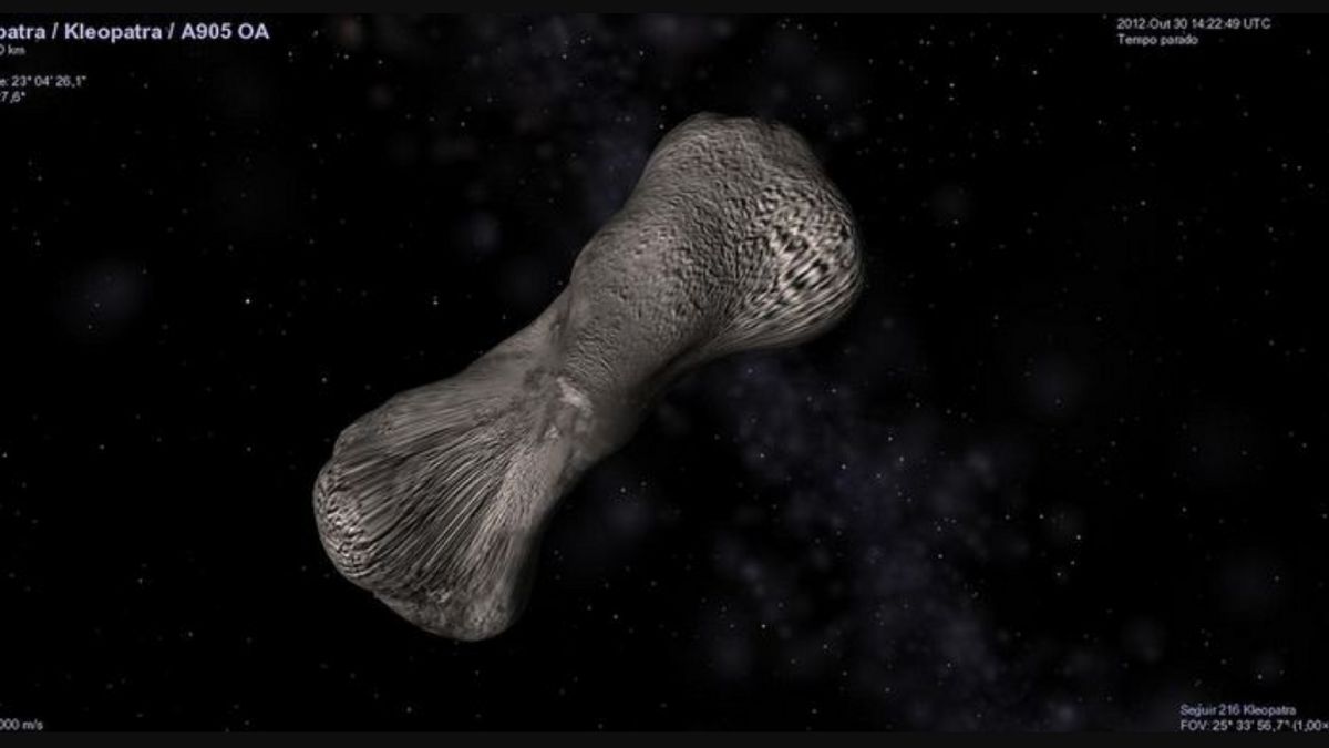 علماء الفلك اكتشاف الكويكب الأكثر غموضا، على شكل عظام