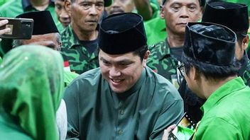 Teriakan Cawapres Sambut Erick Thohir di Rapimwil PPP Jateng