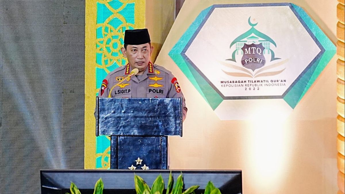 Police MTQ Award, National Police Chief Hopes To Form Superior Human Resources With Morals