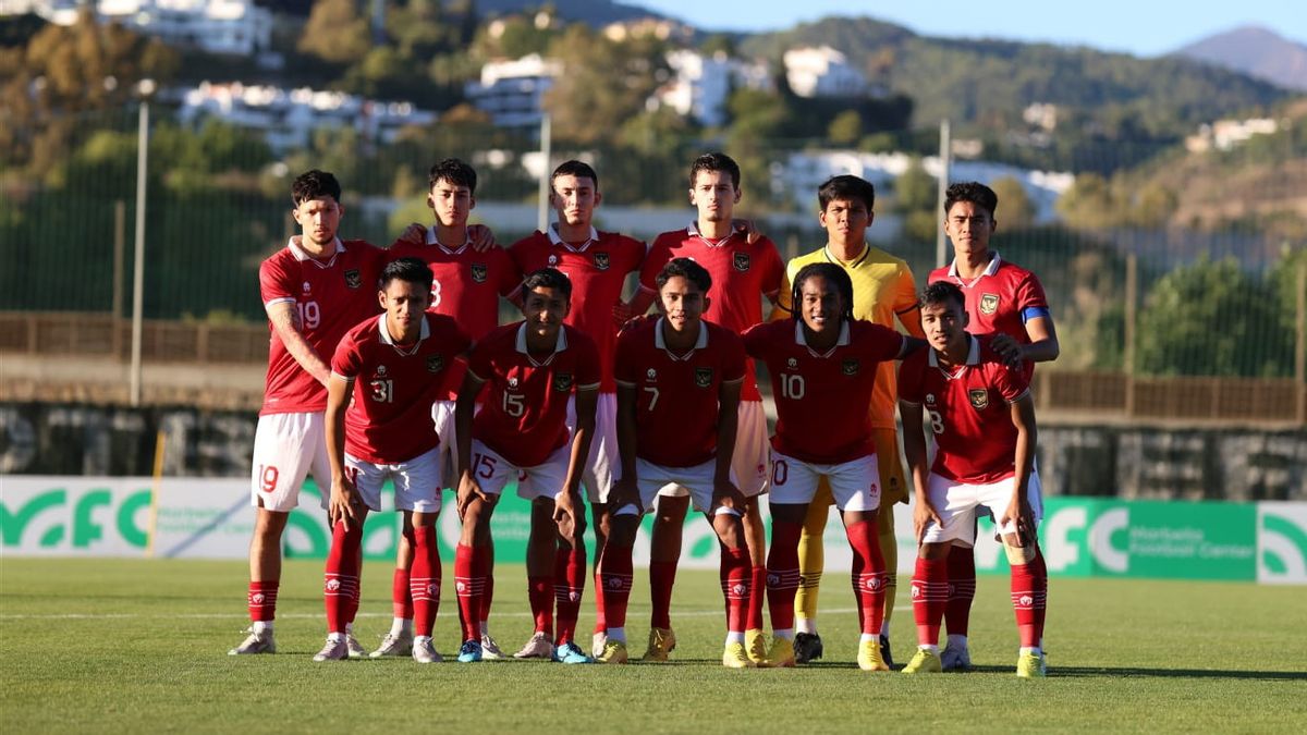 The U-20 Indonesian National Team Draws Against Malaga, This is what Shin Tae-yong emphasized to the players