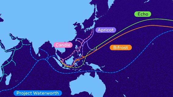 Meta Perkenalkan Candle, Kabel Bawah Laut Terbesar di Asia Pasifik yang Lewati Indonesia 