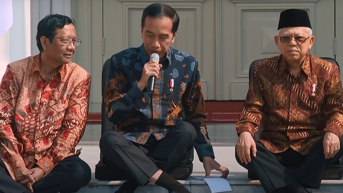 Usai Temui Jokowi Pamit Undur Diri dari Kabinet, Mahfud: Tadi Bergurau Aja, Sangat Cair