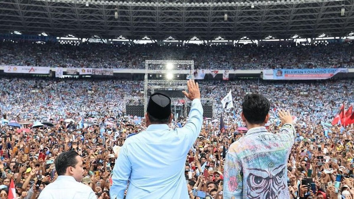 Prabowo exhorte les partisans à ne pas démontrer au M.C : L’intégrité prioritaire, l’Union des Nations