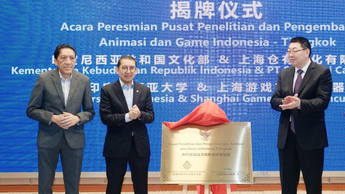 Menteri Kebudayaan Fadli Zon Resmikan Pusat Game di Shanghai, RI Didorong Berhenti Jadi Pasar
