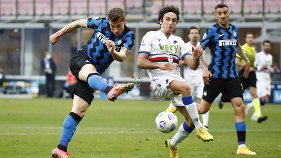 L’Inter Poursuit Sa Tendance Invaincue Après Avoir Battu La Sampdoria
