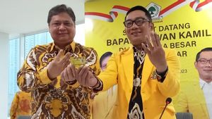 Airlangga Affirms Ridwan Kamil's Certainty Forward To The Jakarta Gubernatorial Election Depends On The Survey