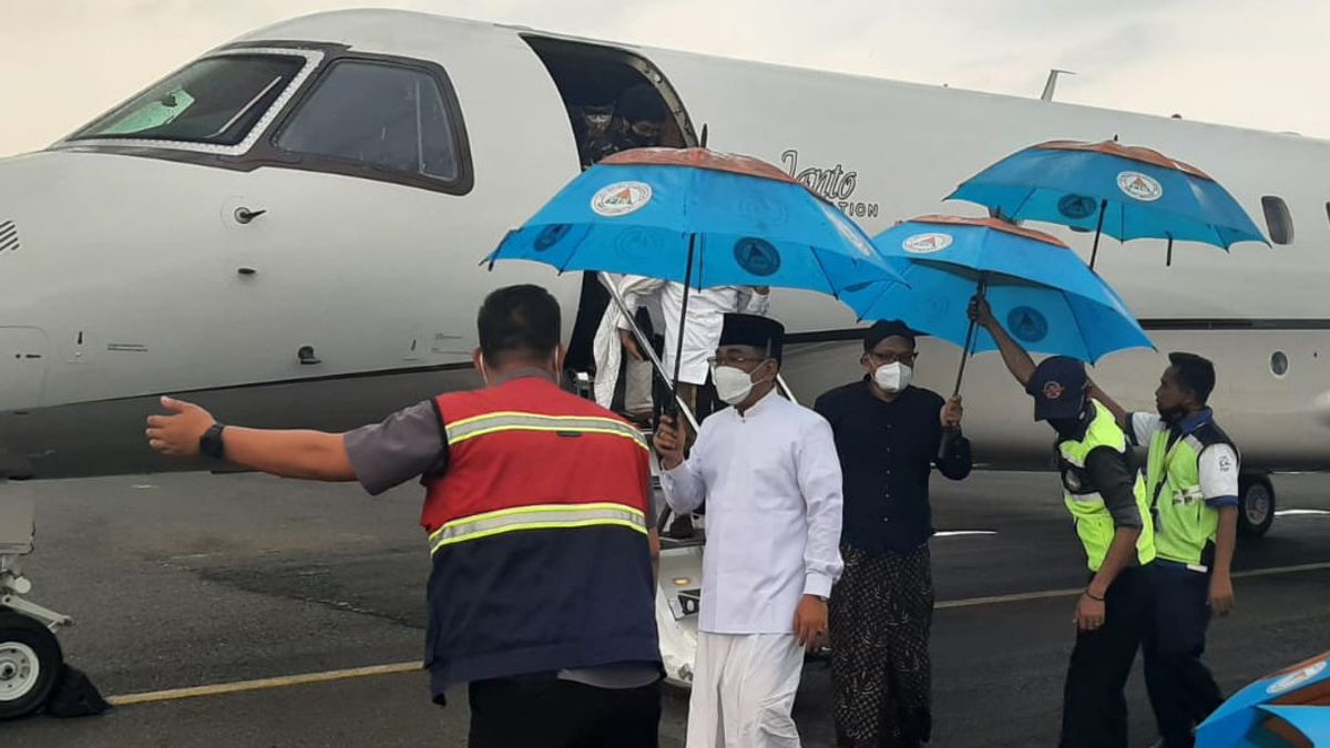 Admitting Coming To The Lampung Congress By Private Jet, KH Yahya Staquf: It Was My Fault