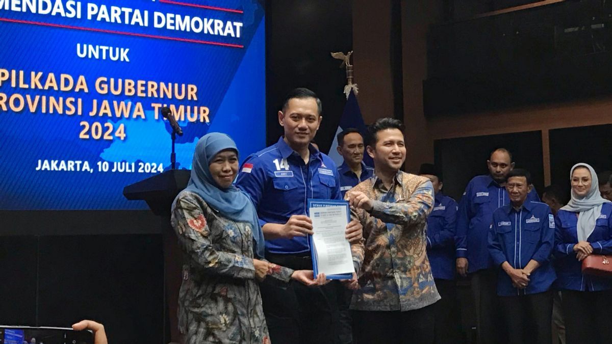 AHY Gives 6 Recommendations For Cagub-Cawabug For The 2024 Gubernatorial Election, There Is Khofifah-Emil