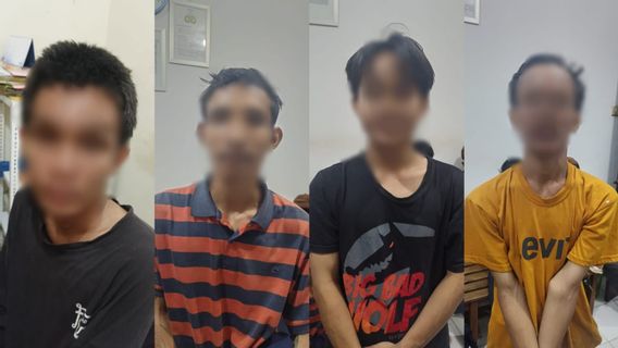 Four Teenagers Of Motorcycle Robbery Act 2 Times On The Same Day In Duren Sawit