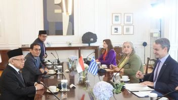 Vice President Ma'ruf Meets Greek Prime Minister Kyriakos Mitsotakis