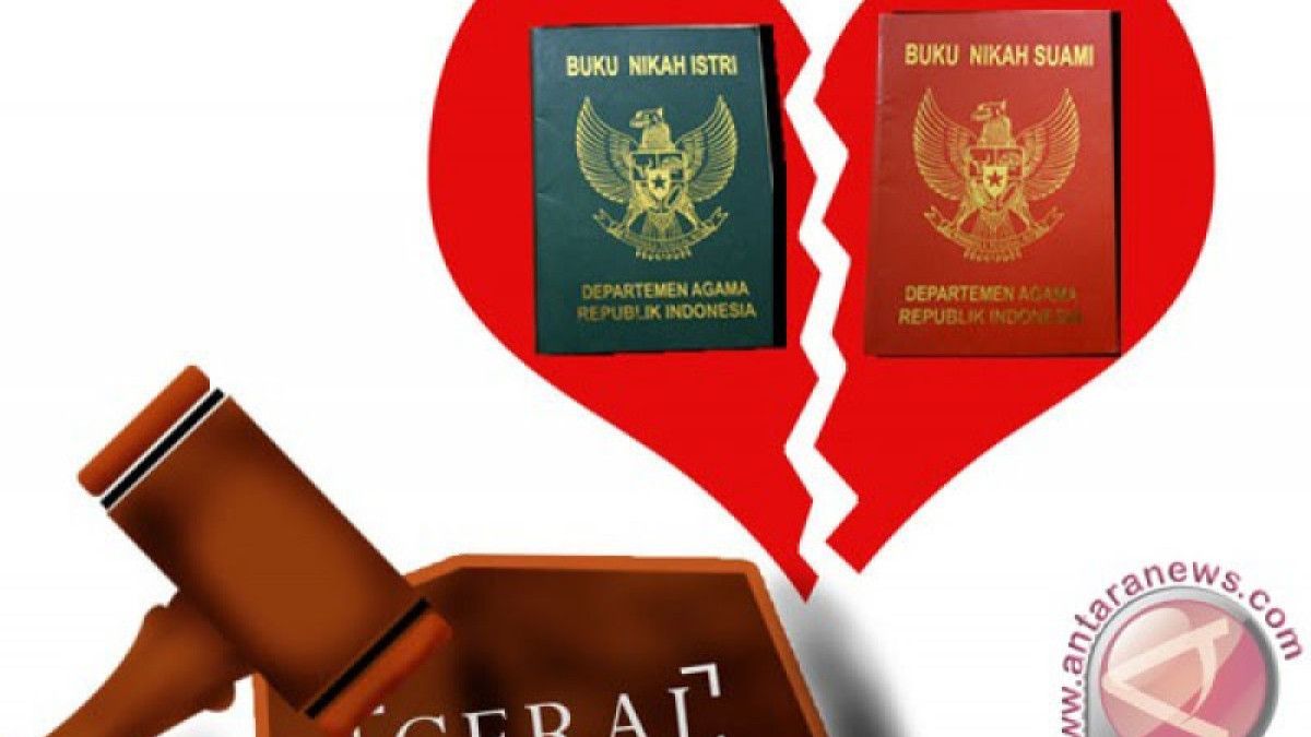 调查印度尼西亚的离婚案件、原因和后果不断增加