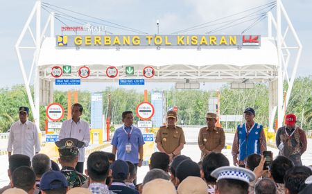 Proyek Jalan Tol Indrapura-Kisaran Seksi II dan Bayung Lencir-Tempino Garapan PTPP Diresmikan Presiden Jokowi