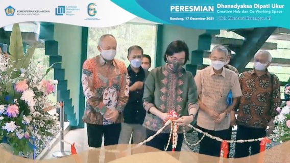 Sri Mulyani Inaugure Le Bâtiment Dhanadyaksa Dipati Ukur, Des Ressources De Sommeil Qui Deviennent Le Centre De L’économie Créative 