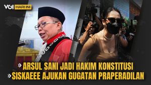 VIDEO VOI Hari Ini: Arsul Sani Jadi Hakim Mahkamah Konstitusi, Siskaeee Ajukan Gugatan Praperadilan