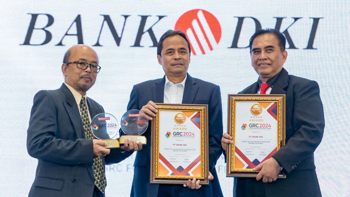 Bank DKI Wins Three GRC & Performance Excellence Award 2024 Awards