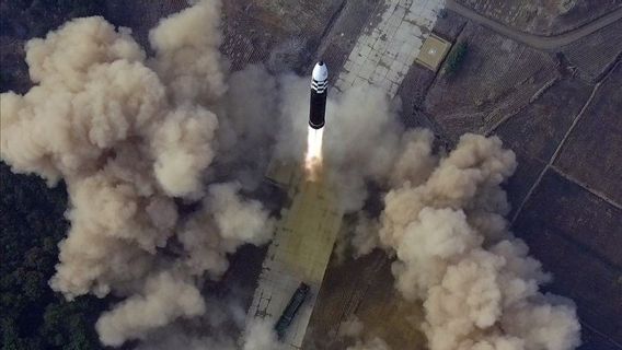 Luncurkan Rudal Jarak Jauh Hari Senin, Korea Utara Catat Peluncuran ICBM Terbanyak dalam Setahun