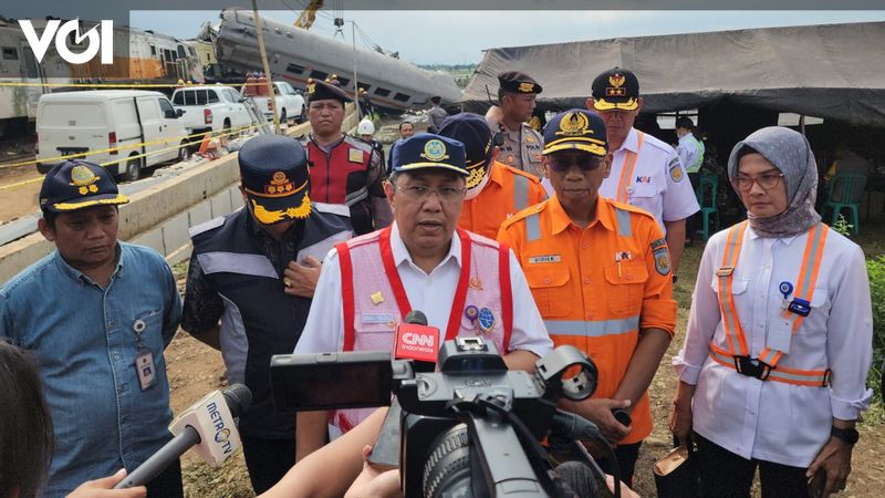 KAI Masih Fokus Evakuasi Satu Korban Kecelakaan Kereta Di Cicalengka