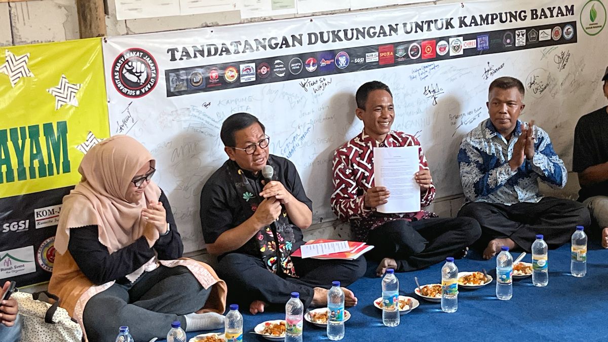 Resmi Jabat Gubernur Jakarta, Pramono Diingatkan Warga Kampung Bayam Tunaikan Janji Hunian KSB
