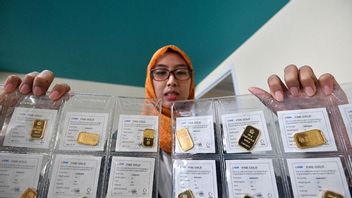 Antam Gold Price飙升14,000印尼盾,Segram Dihargai Rp1,349,000