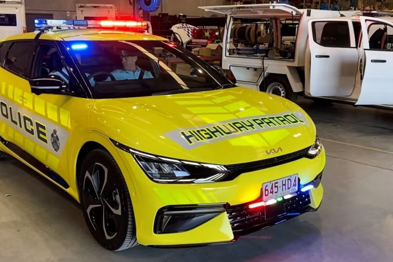 キアEV6 GT-ラインAWD、クイーンズランド警察隊に加わった最初の電気自動車