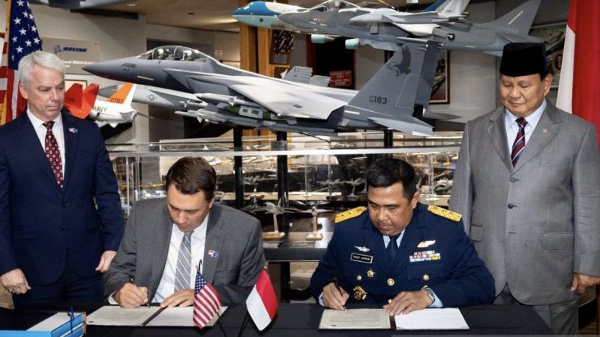 印度尼西亚购买了24架F-15EX战斗机,一枚与波音的谅解备忘录,普拉博沃见证