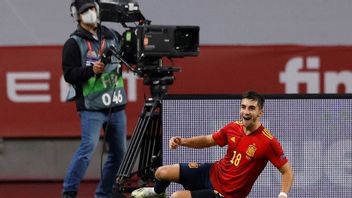 西班牙6-0刮胡子德国，费朗·托雷斯（Ferran Torres）打印帽子戏法