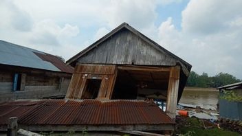 ration de la rivière Bikin 3 maisons à Tanjabtim Jambi