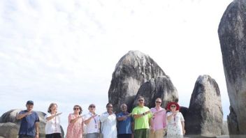 G20代表团欣赏勿里洞岛旅游目的地之美