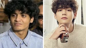 Les cheveux de badjideh valent jusqu’à ce qu’on appelle V BTS