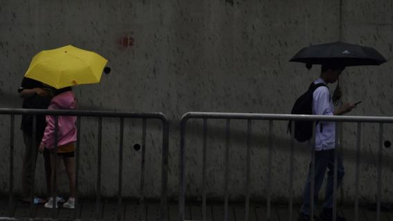 4月13日(土)の週末の天気、ジャカルタは一日中雨が降る可能性があります