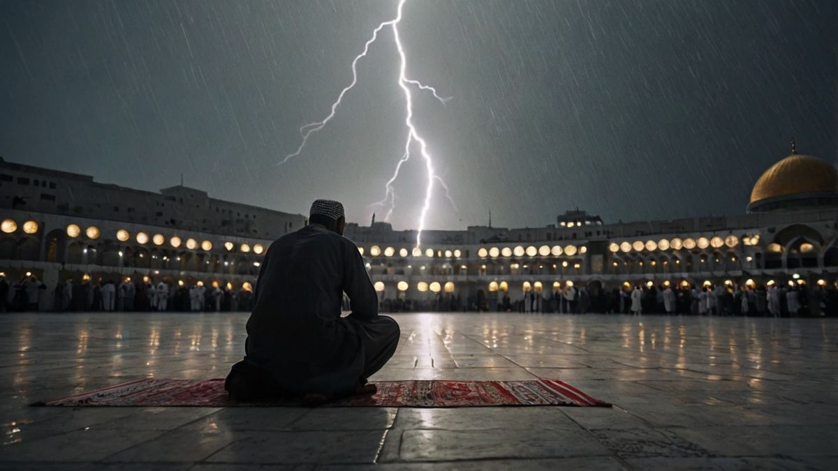 Prayer When There Is Lightning According To The Tutunan Of The Prophet Mumammad SAW