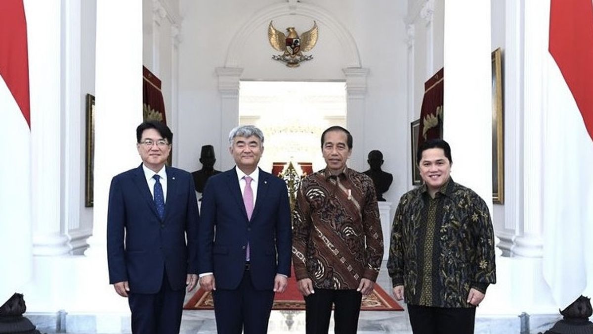 Jokowi Meets Daewoo Boss Ahead Of The End Of His Term Of Office, Discuss What?