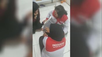 通过空气软枪的威胁，Indogadai Jagakarsa员工害怕被迫打开保险箱，交出3300万印尼盾