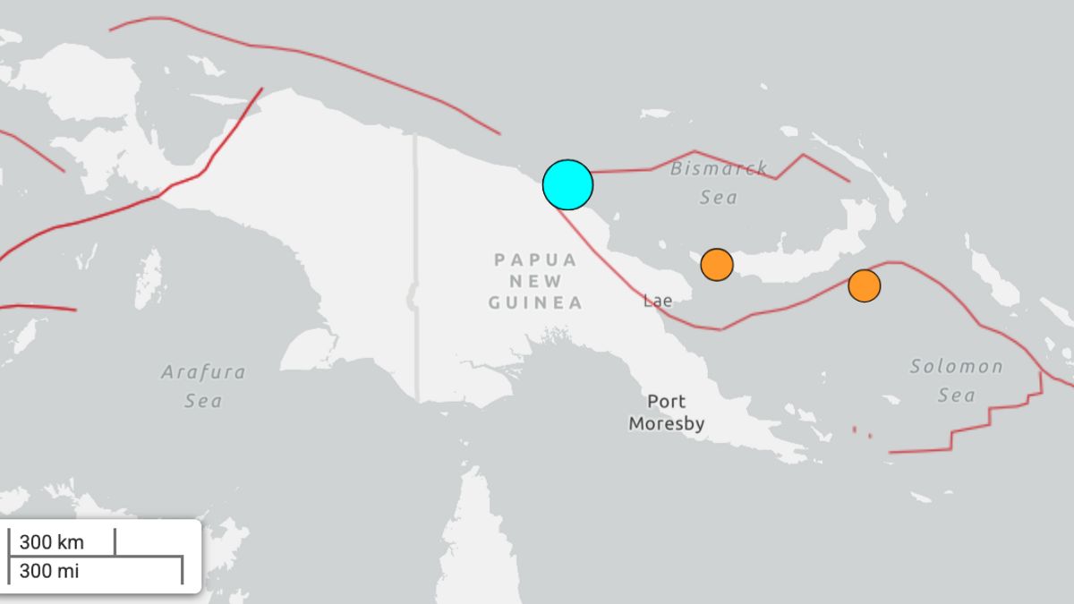 rique du tremblement de terre de magnitude 6,6 secoue en Papouasie Nugini