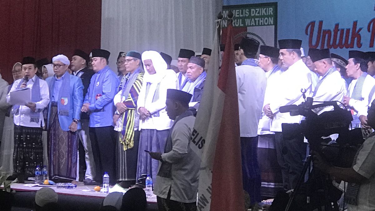 Dhikr Nurul Wathon Assembly Supports Prabowo-Gibran To Become President And Vice President In 2024-2029