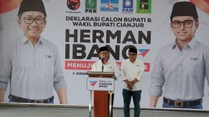Gandeng Asisten Pribadi Jadi Cawabup, Bupati Herman Suherman Deklarasi Maju Pilkada Cianjur
