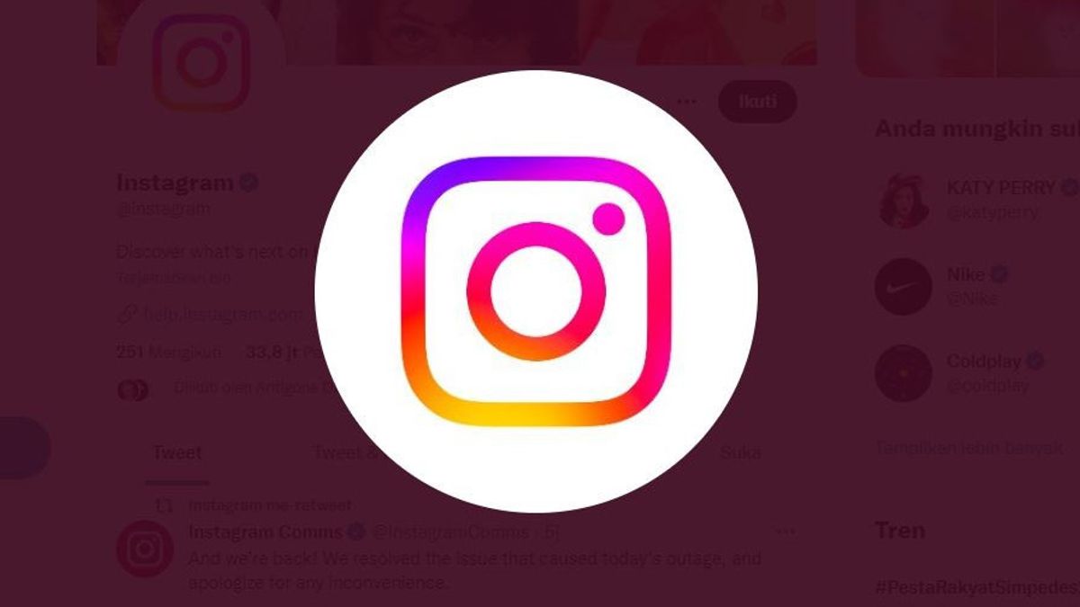 Instagram Sempat Down, 24 Ribu Pengguna Terdampak Pemadaman