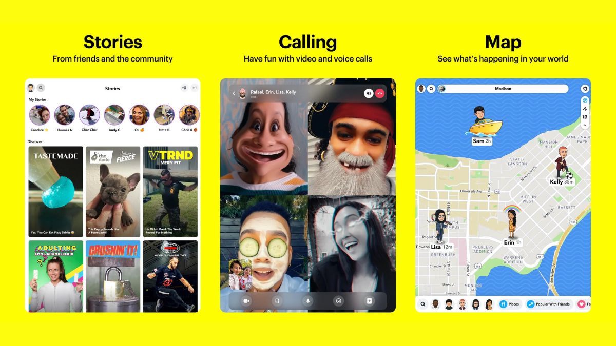 Snapchat lance enfin une application spéciale pour les iPads